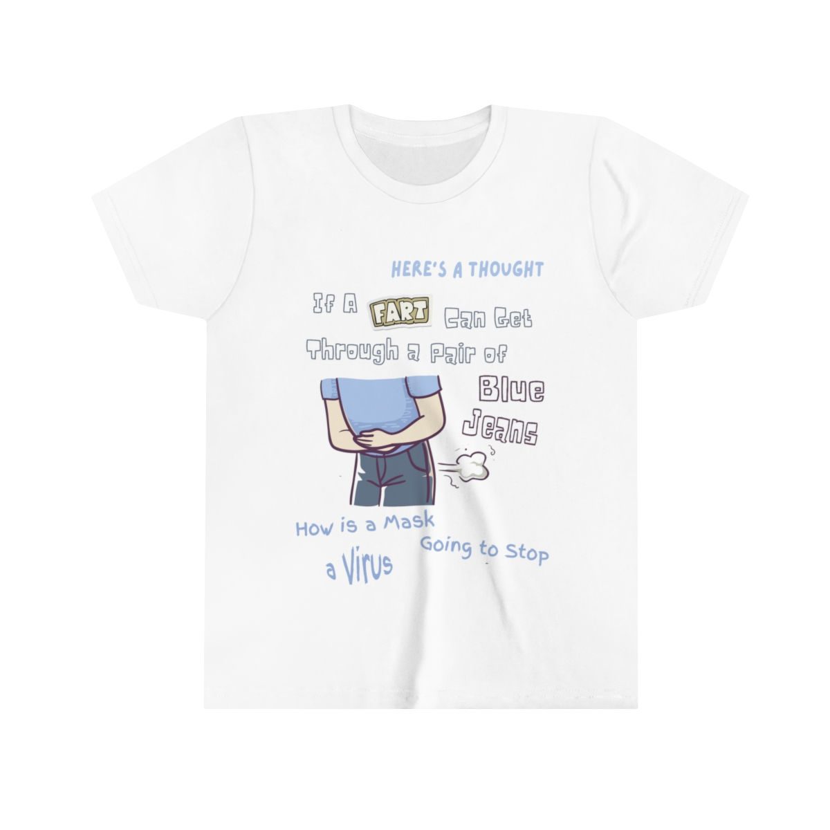 Fart & Blue Jeans Youth Short Sleeve T-shirt
