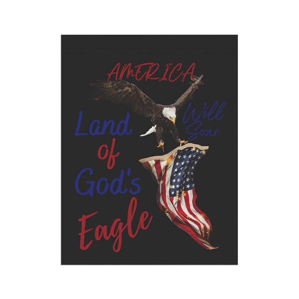 Thumbnail: God's Eagle Will Soar Garden & House Banner (24.5 X 32)