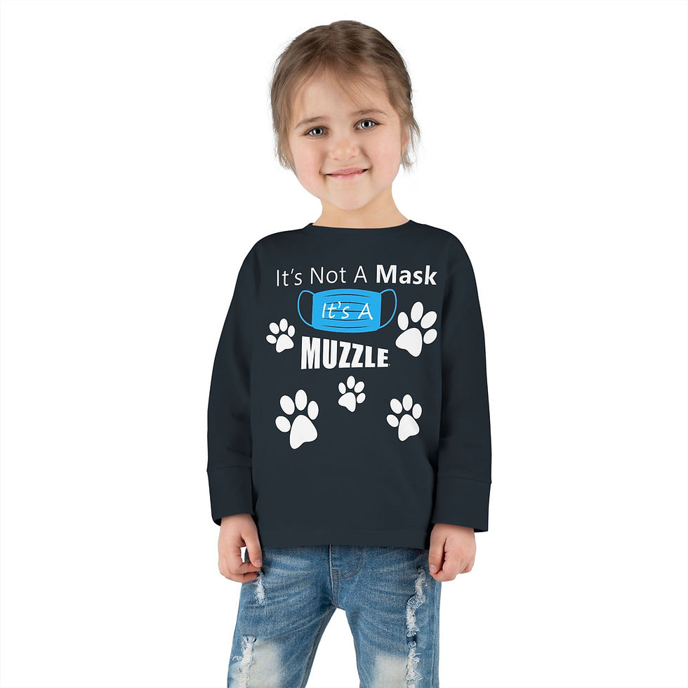 Thumbnail: It's a Muzzle Girl or Boy Toddler Long Sleeve Tee