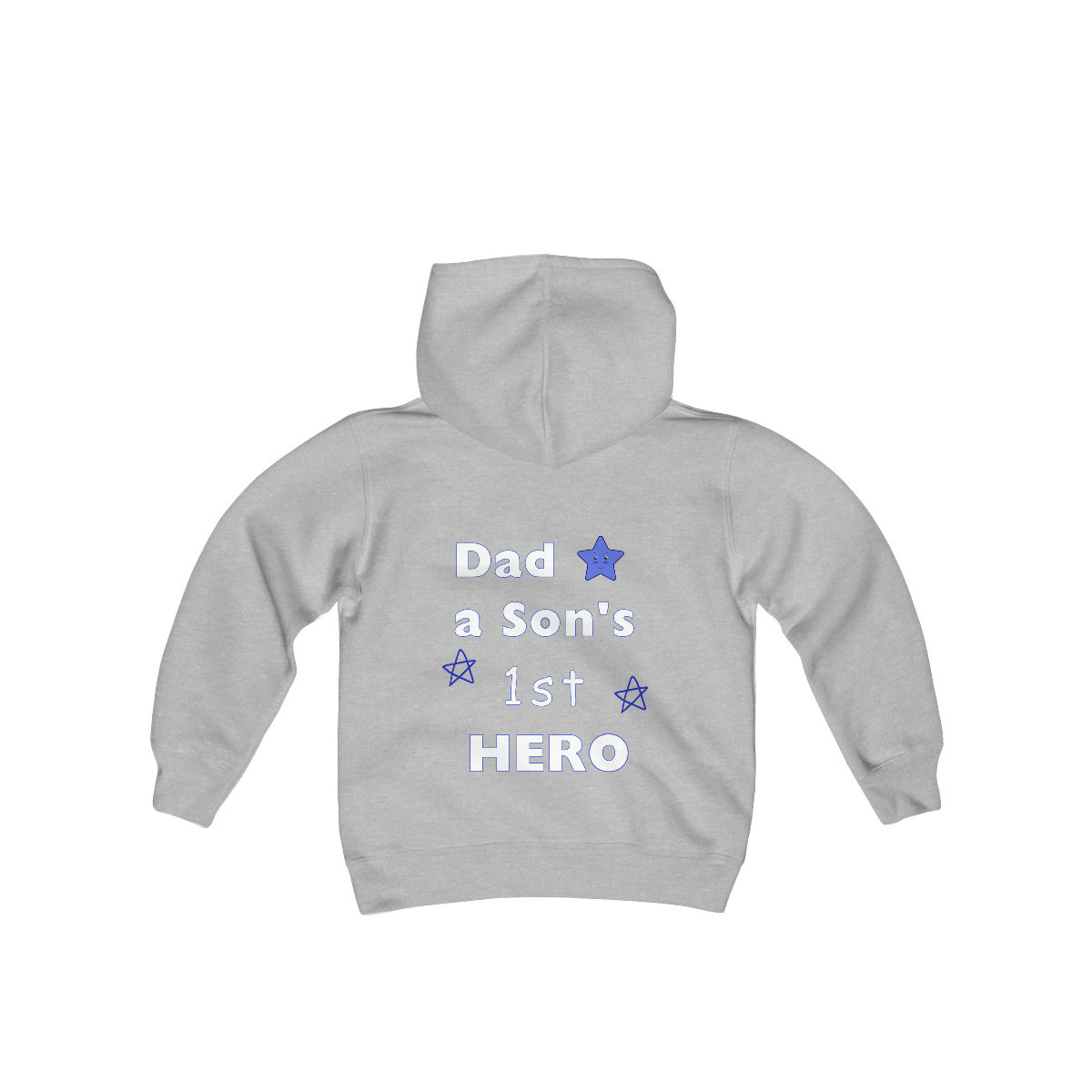 Dad Son's 1st Hero Youth Fleece Hoodie