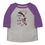 Thumbnail: God's Eagle Will Soar Jeans Boys or Girls Toddler baseball shirt (Front & Back)