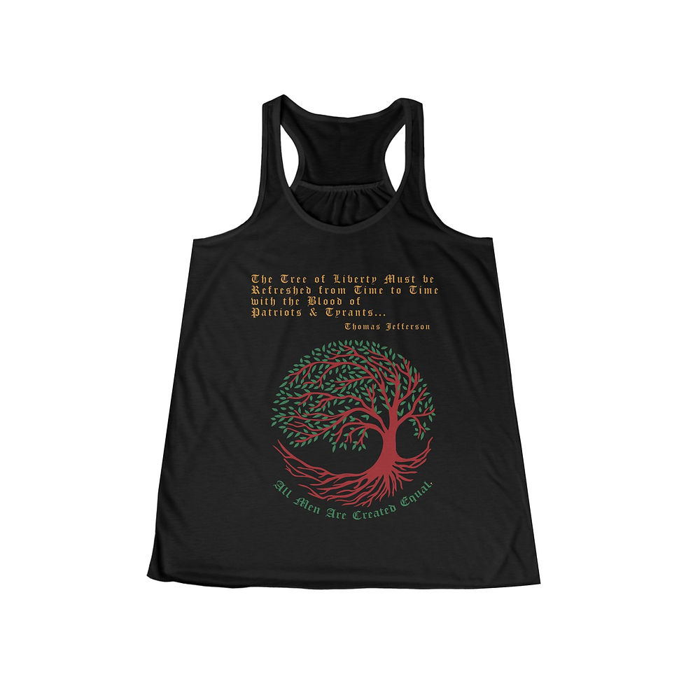 Thumbnail: Tree of Liberty Women's Flowy Racerback Tank 