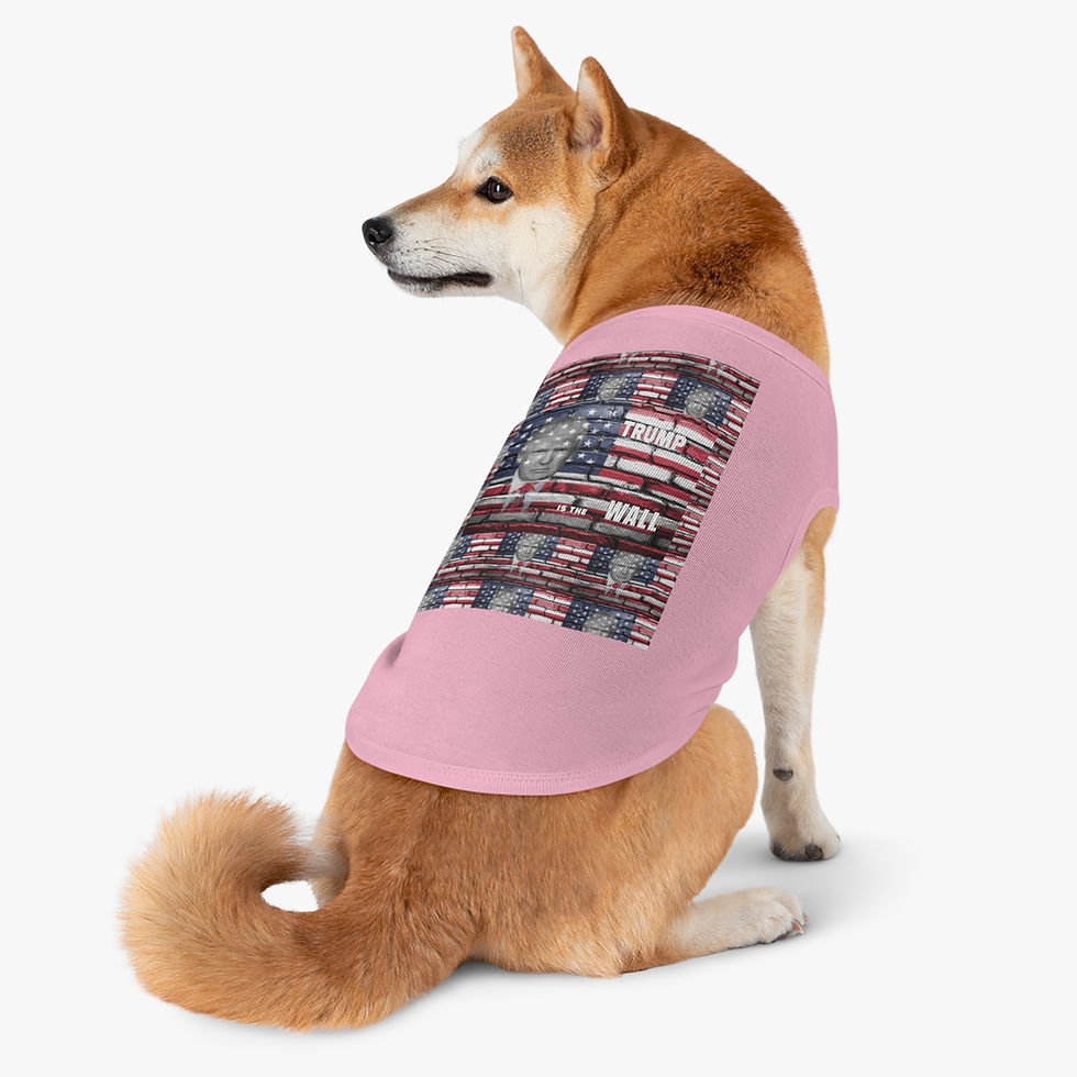 Thumbnail: Trump Is The Wall Pet Tank Top