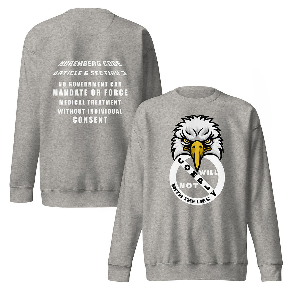 Thumbnail: Will Not Comply Premium Sweatshirt for Men or Women    