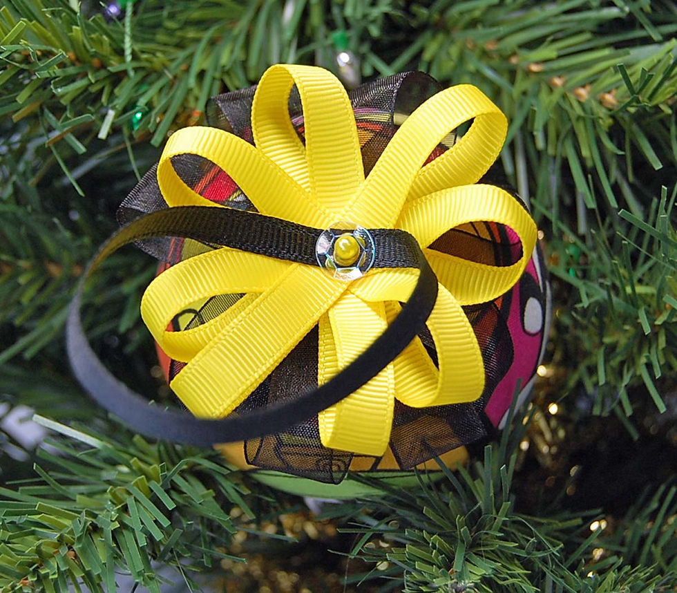 Thumbnail: Looney Tunes ornament made w/licensed Looney Tunes character fabric/foam ball-3"