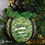 Thumbnail: HP Ornament made w/licensed Harry Potter Slytherin fabric/foam ball - 3"