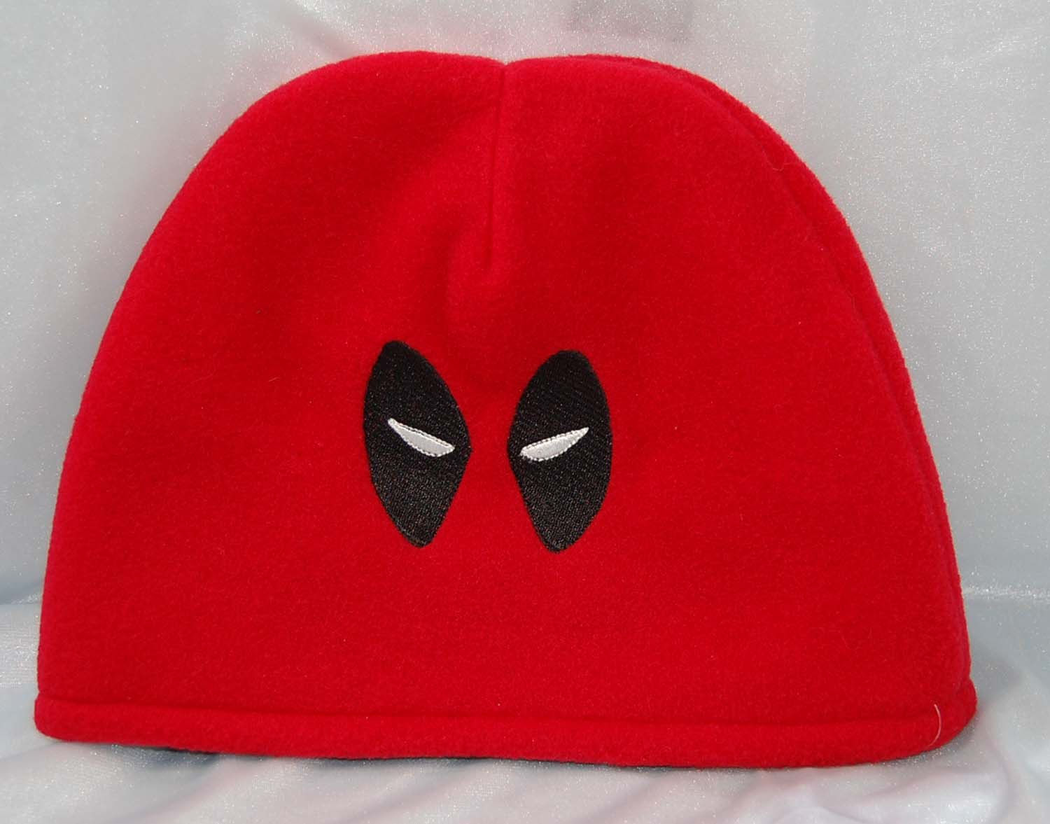 Antihero eyes embroidered polar fleece beanie