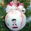 Thumbnail: Barbie Ornament made w/licensed Barbie fabric/foam ball - 4"