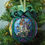 Thumbnail: Beauty & Beast Ornament made w/licensed Beauty & The Beast fabric/foam ball - 4"
