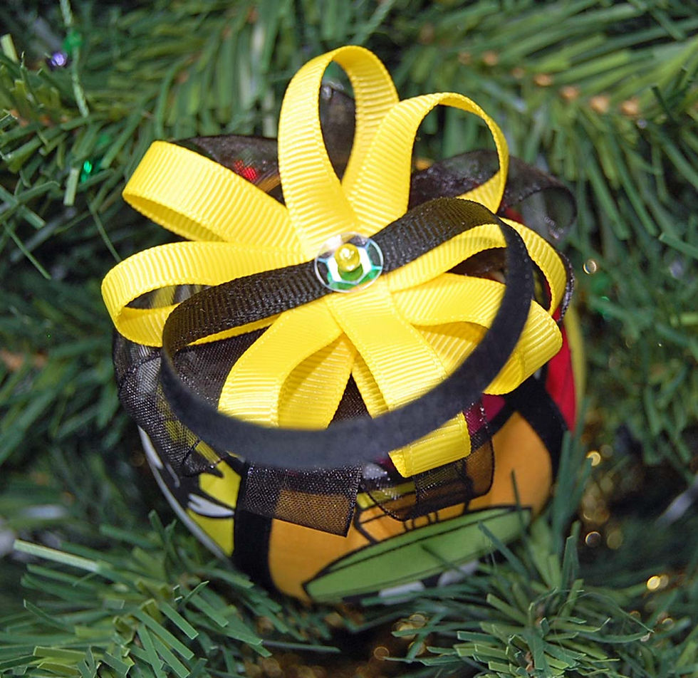 Thumbnail: Looney Tunes ornament made w/licensed Looney Tunes character fabric/foam ball-3"