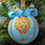 Thumbnail: Balloon/House Ornament made w/licensed UP fabric/foam ball - 4"