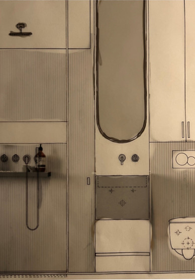 Croquis salle de bain