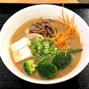 Spicy Miso Veggie Chicken Paitan Ramen