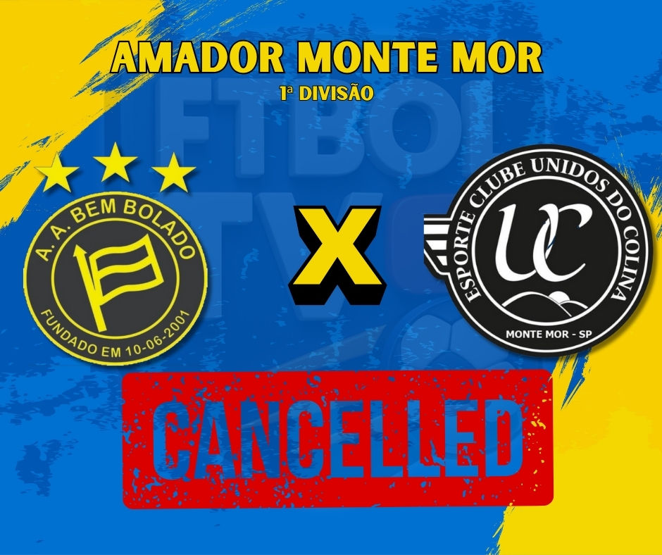 Jogo entre Bem Bolado e Unidos do Colina é adiado por luto em Monte Mor
