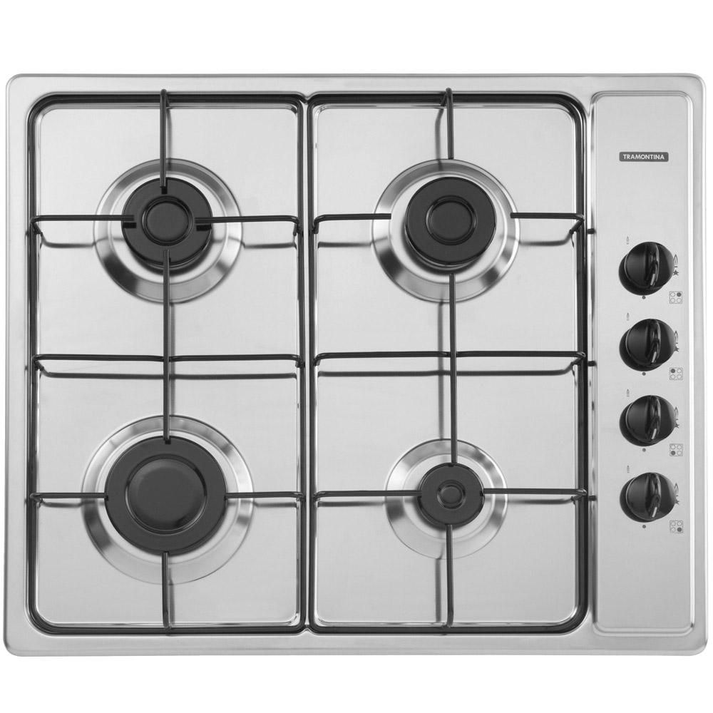 Cooktop a Gás Brasil Gx 4 Bocas Inox - tramontina