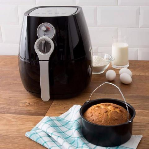 Miniatura: Fritadeira Sem Óleo Fun Kitchen Fritalight Retrô preta