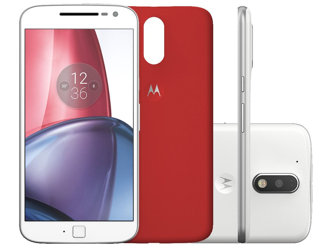 Smartphone Motorola Moto G 4ª Geração Plus 32GB - Branco Dual Chip 4G