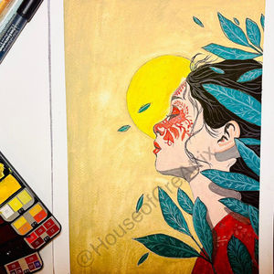 Gouache Painting