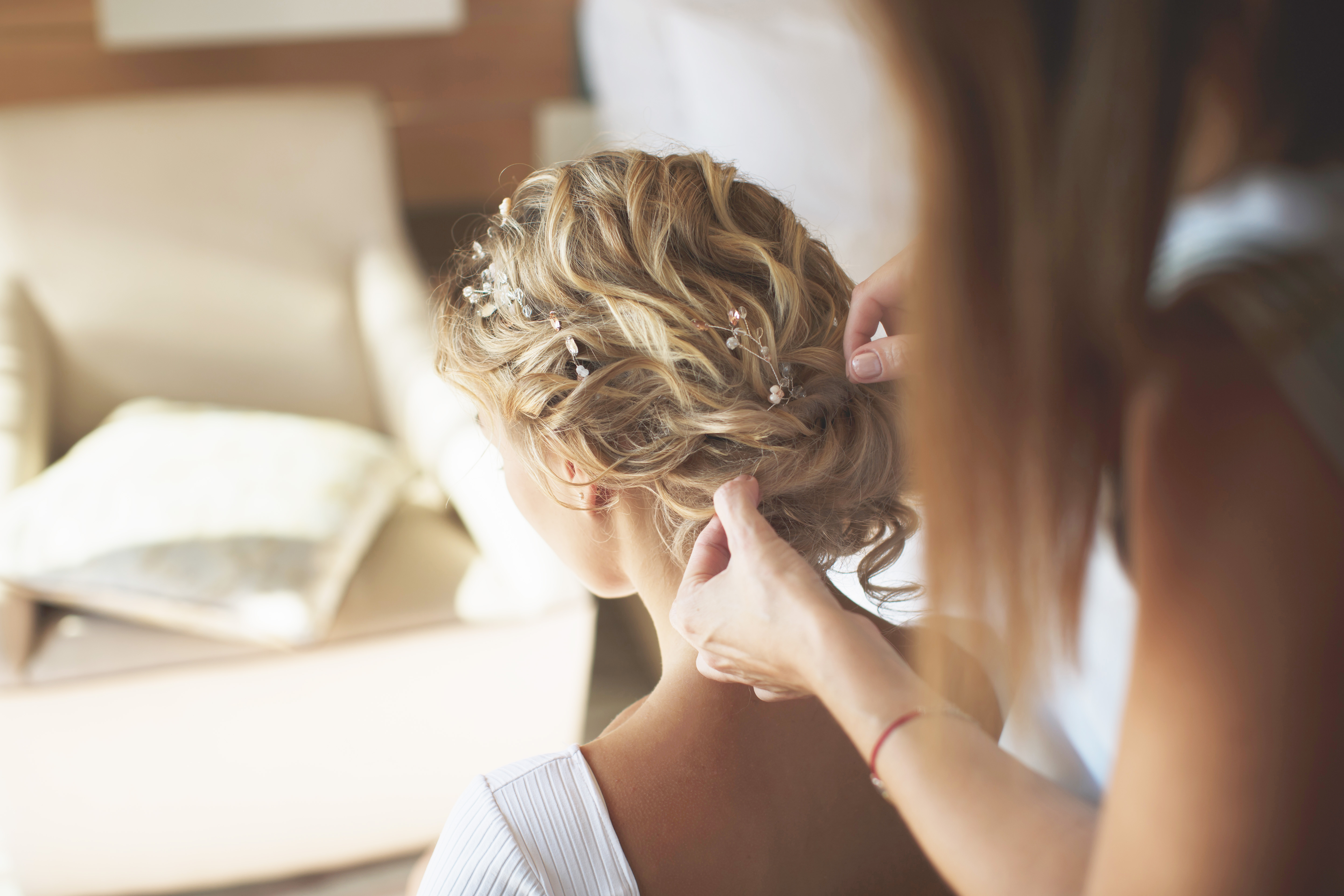 Sesión de estilismo capilar