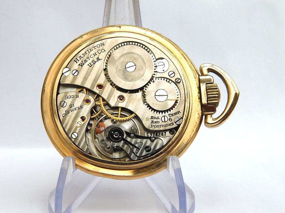 Thumbnail: Superb Hamilton 992B railroad watch. Serviced