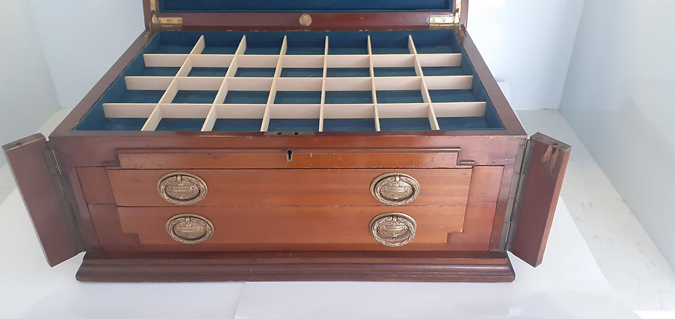 Thumbnail: Mahogany Pocket watch storage chest