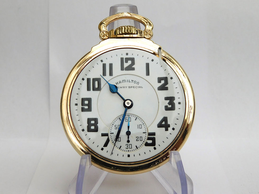 Thumbnail: Fabulous Hamilton 992E railroad watch