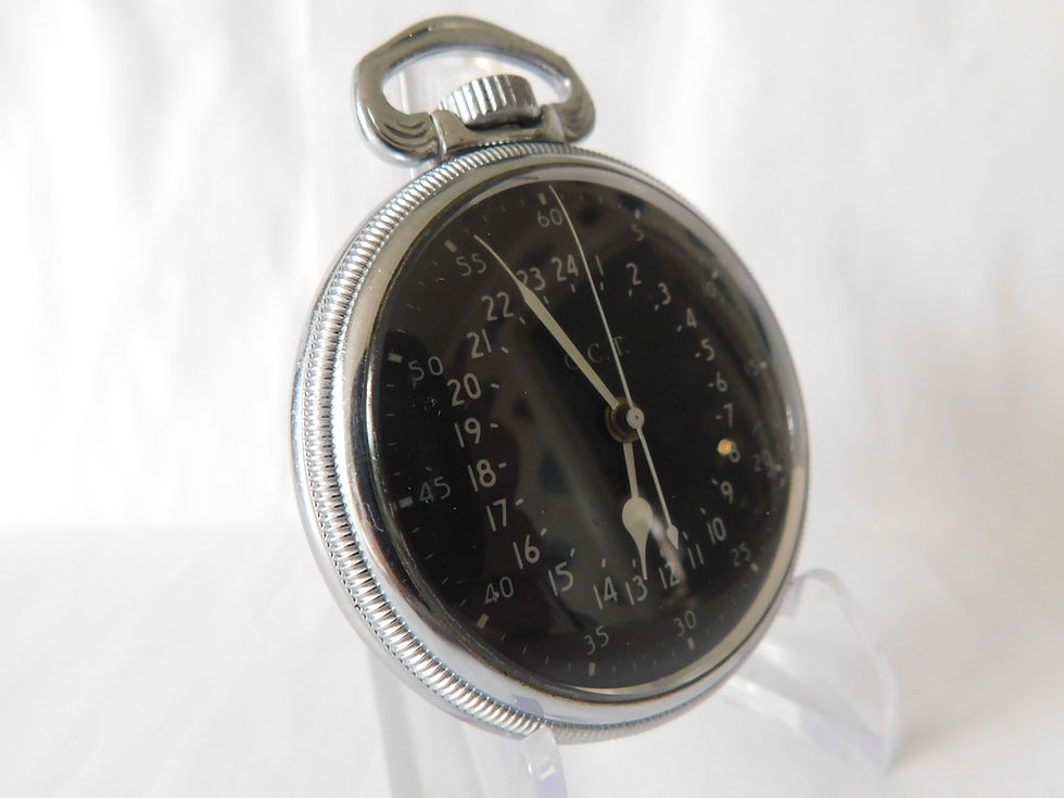 Thumbnail: Hamilton 4992B Military pocket watch.