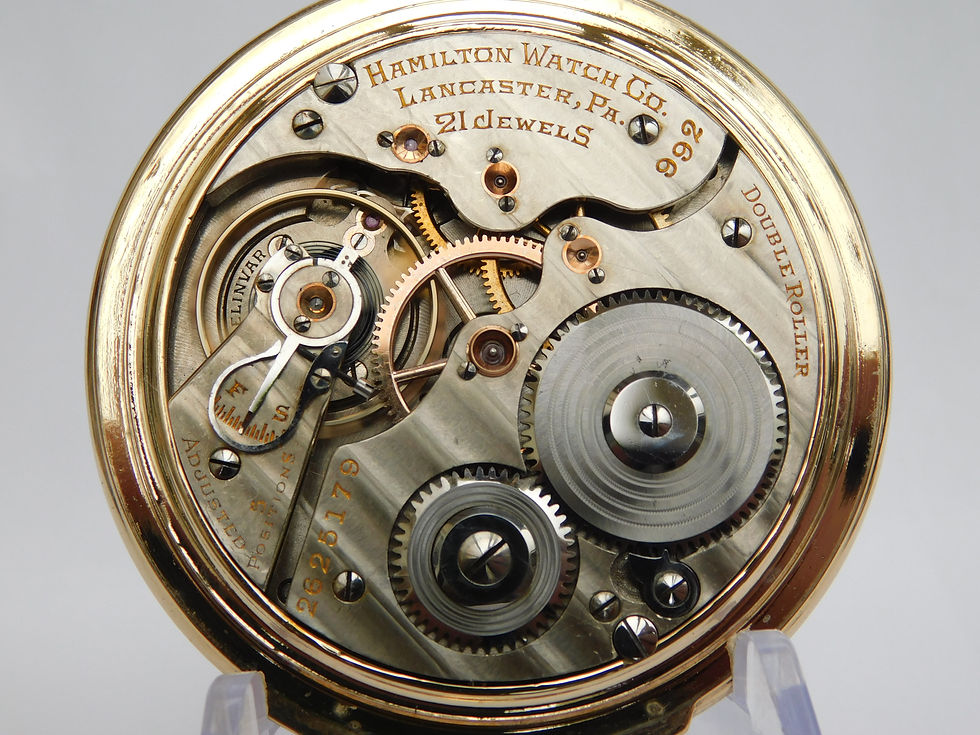 Thumbnail: Fabulous Hamilton 992E railroad watch