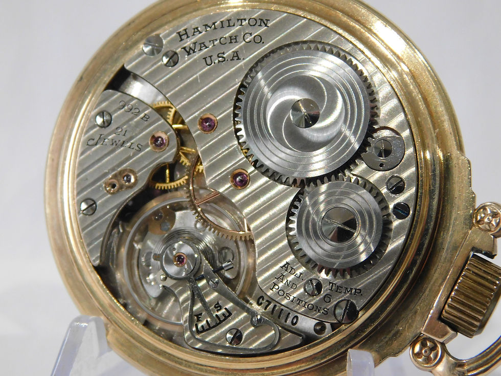 Thumbnail: Fine Hamilton 992B railroad watch. Recently serviced