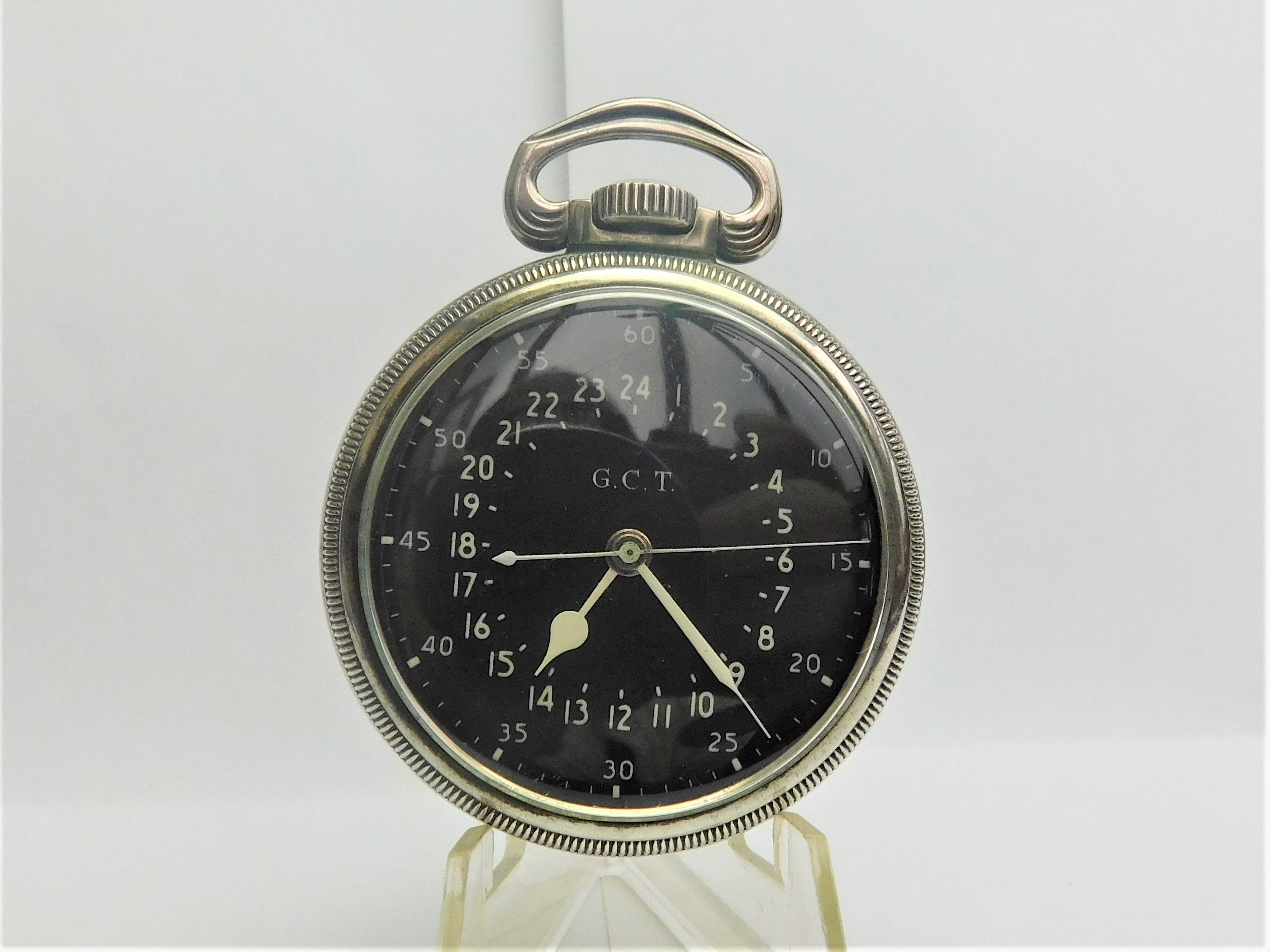 Silver cased Hamilton 4992B navigation Master Watch