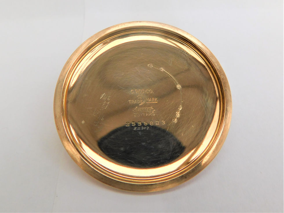 Thumbnail: Waltham 23 jewel Vanguard with Wind Indicator
