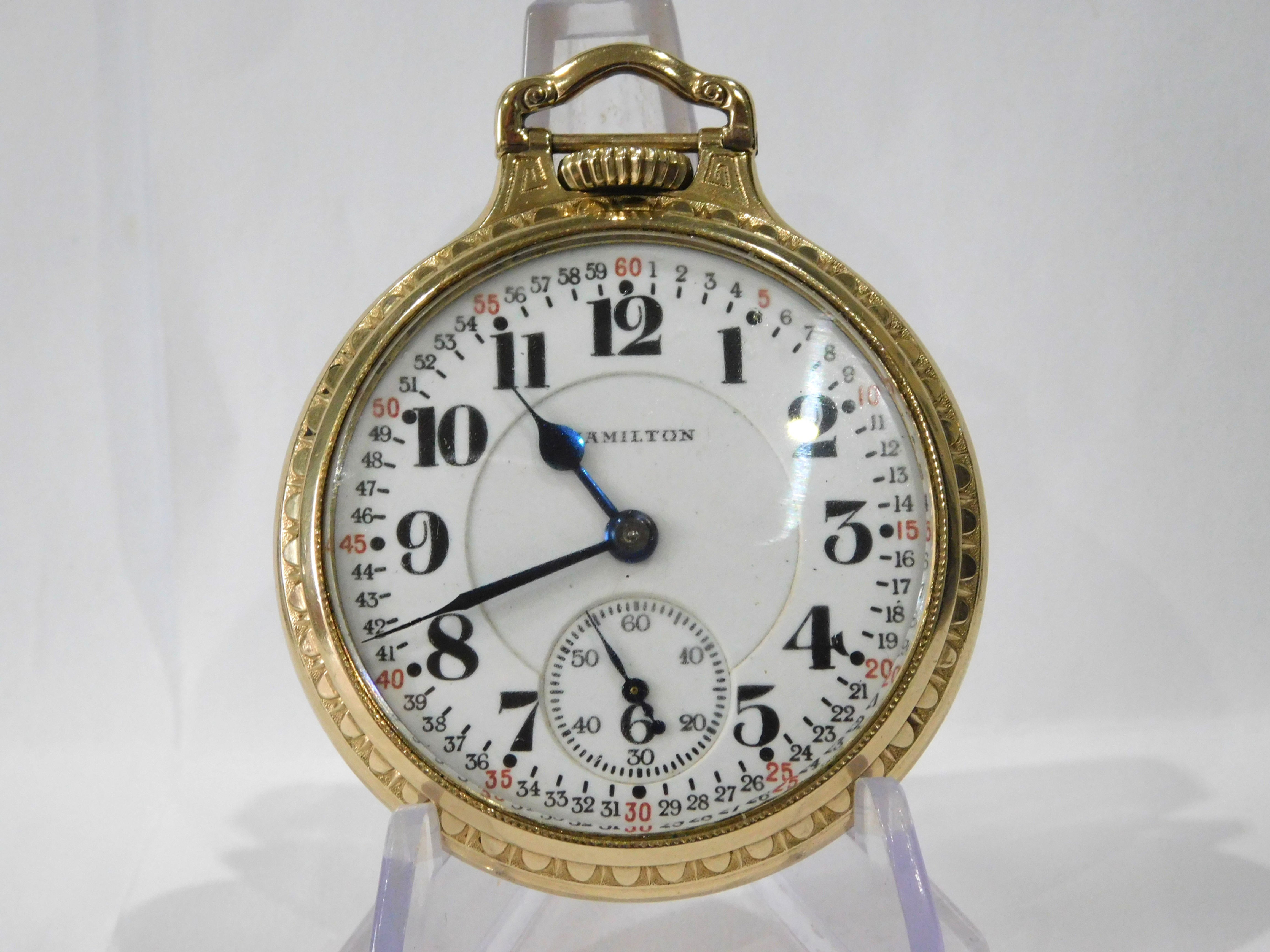 Lovely Hamilton 992E railroad watch