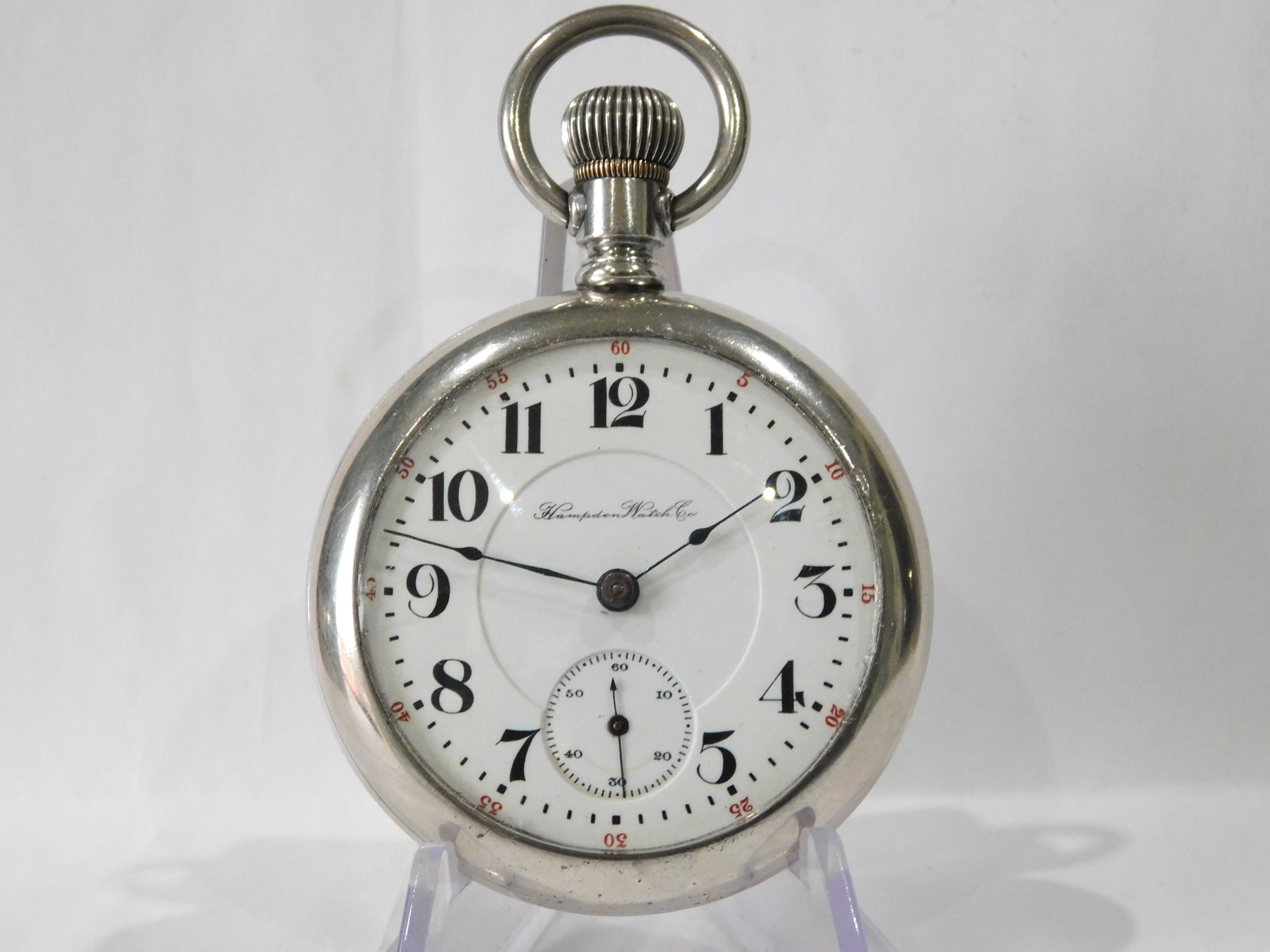23j Hampden "Special Railway" Sterling Silver case.