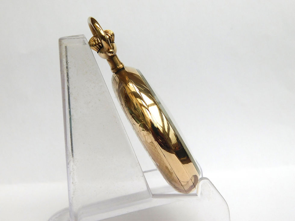 Thumbnail: 16s Hampden 17 jewel "Wm Mckinlay" pocket watch.