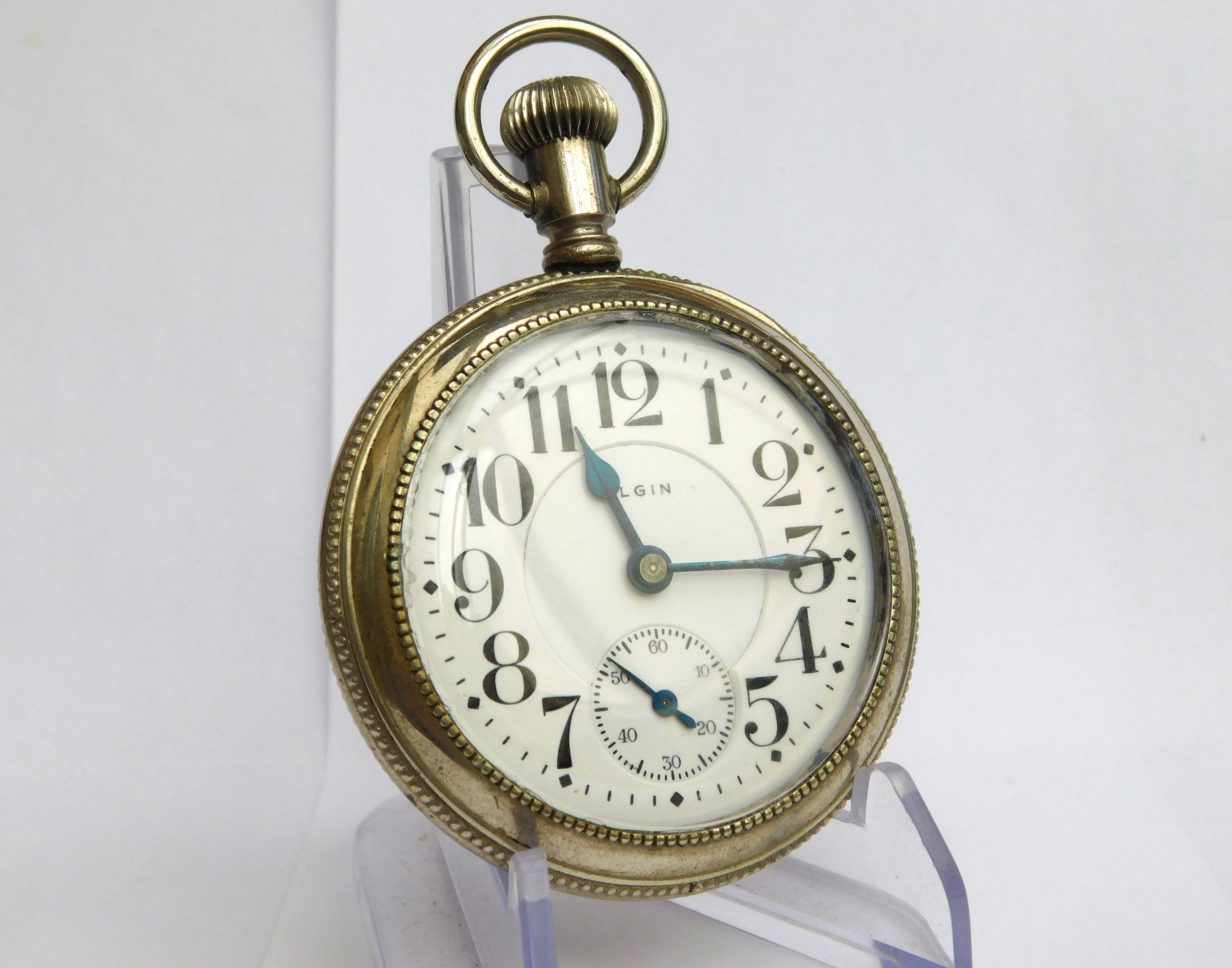 Elgin 19j B W Raymond. Display case.