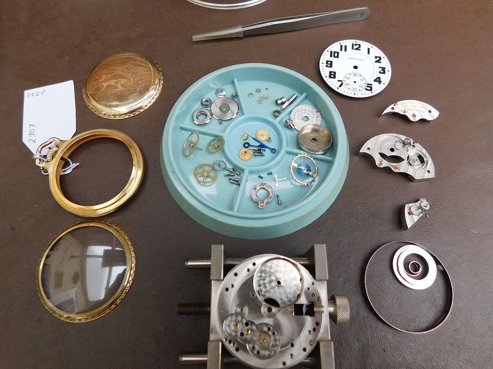 Thumbnail: Hamilton 992E railroad watch.