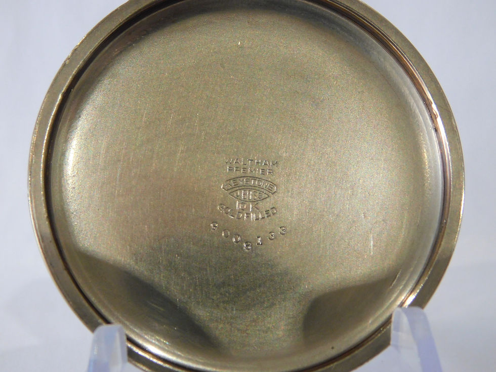 Thumbnail: Waltham 23j Vanguard Premier railroad pocket watch