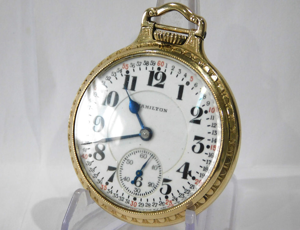 Thumbnail: Lovely Hamilton 992E railroad watch