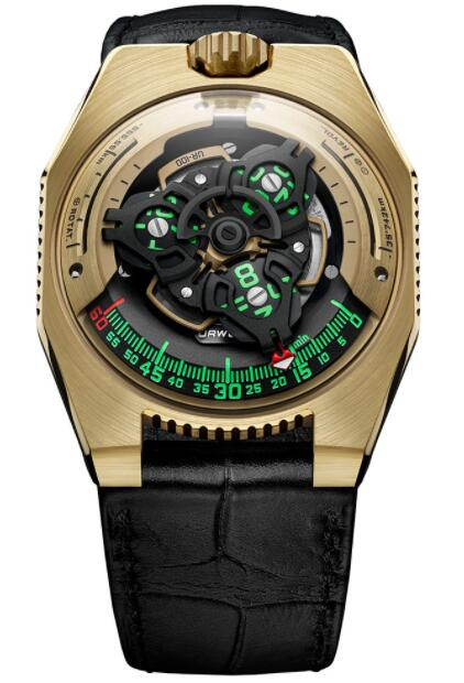 Urwerk UR-100 GunMetal Watch Replica content media