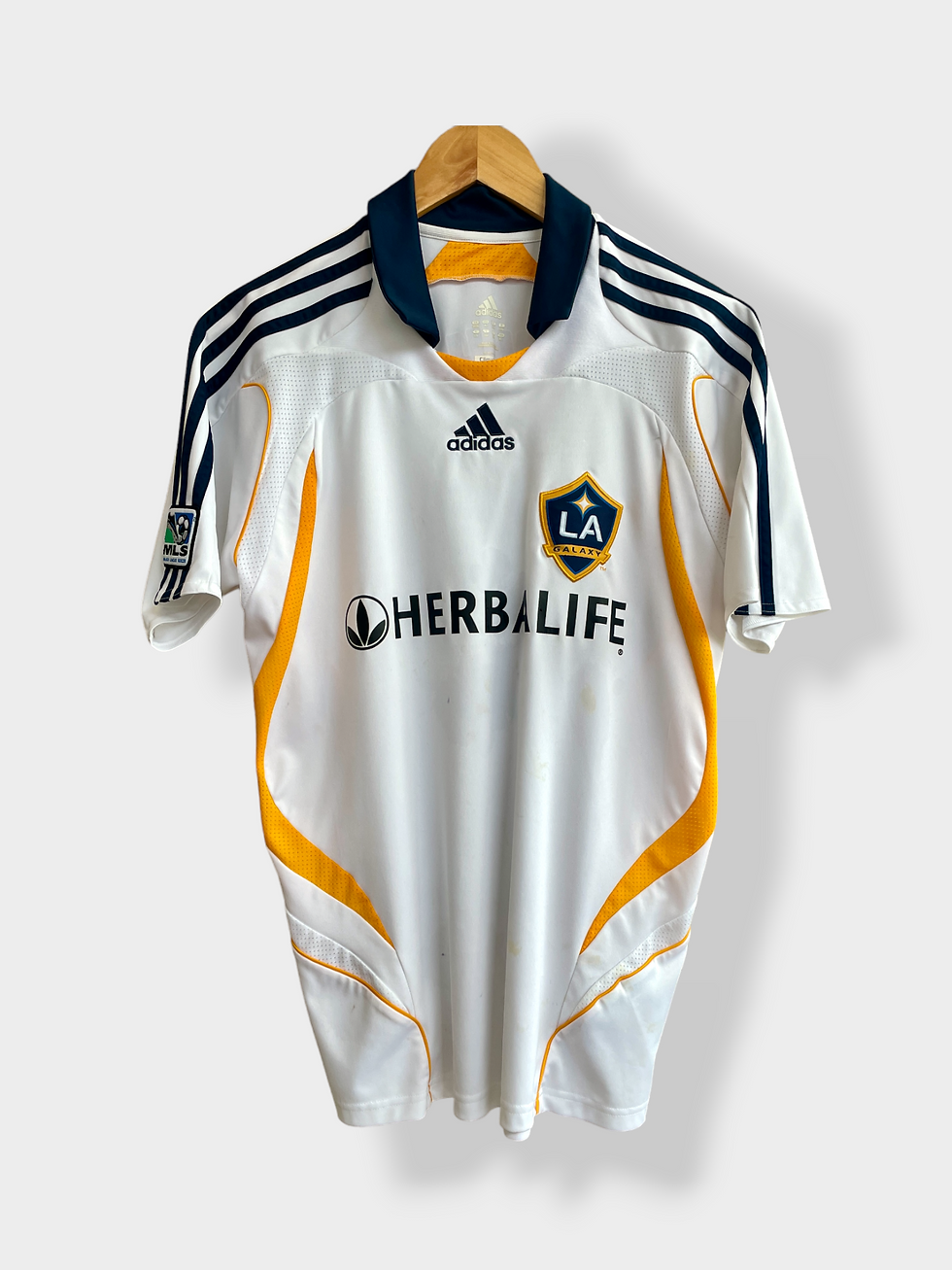 Thumbnail: adidas LA Galaxy 2007 Home Jersey - Beckham #23 - XL - USED: Good/Fair