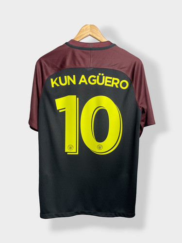 Man City Aguero Barcelona Shirt Man City Sergio Aguero Jersey