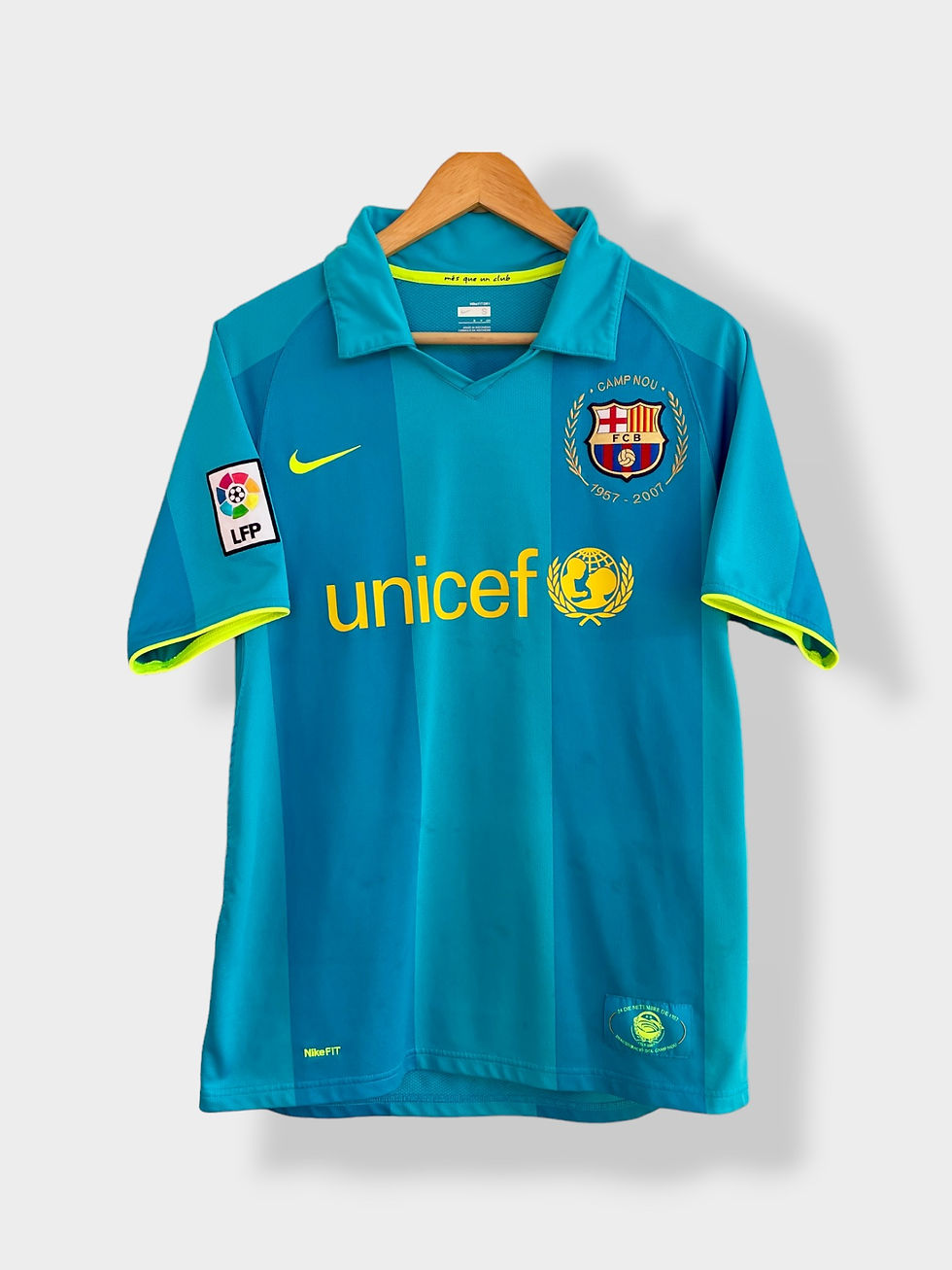 Thumbnail: Nike Barcelona 07-09 Away Jersey - Messi #19 - S - USED: Good 