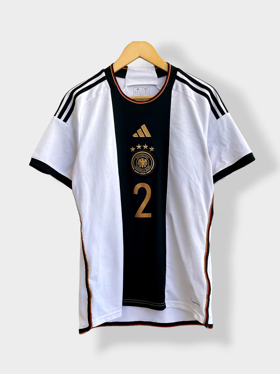 Thumbnail: adidas Germany 2022 Home Jersey - Rudiger #2 - M - USED: Good