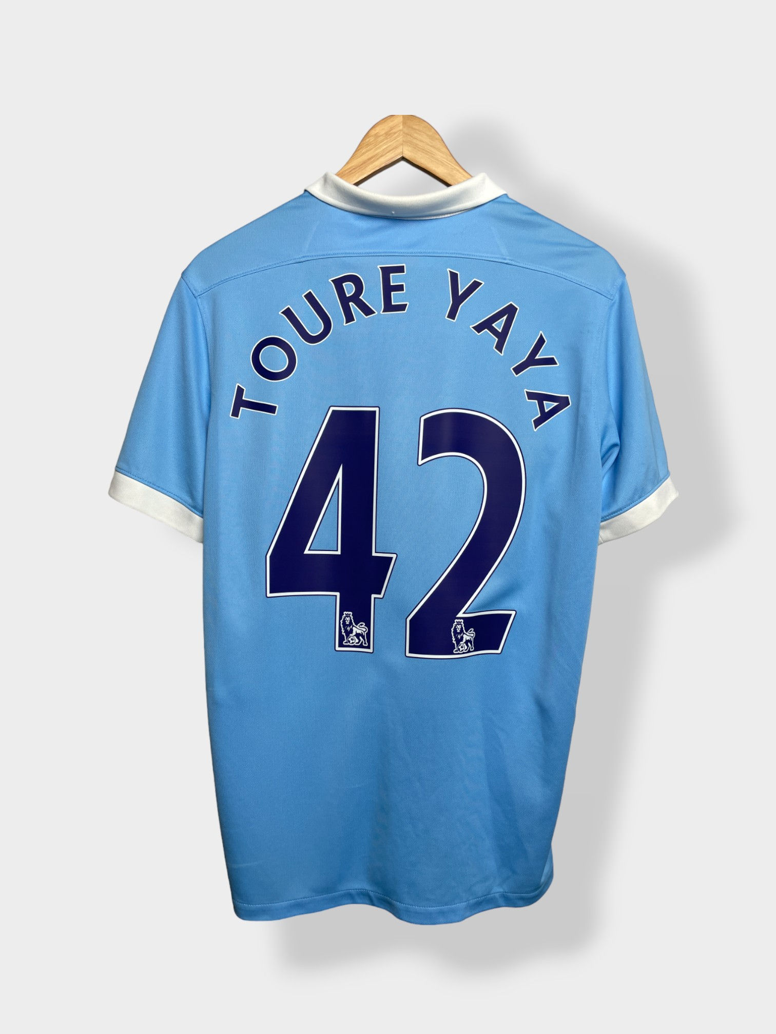 Nike Manchester City 15/16 Home Jersey - Toure Yaya #42 - M - USED: Good