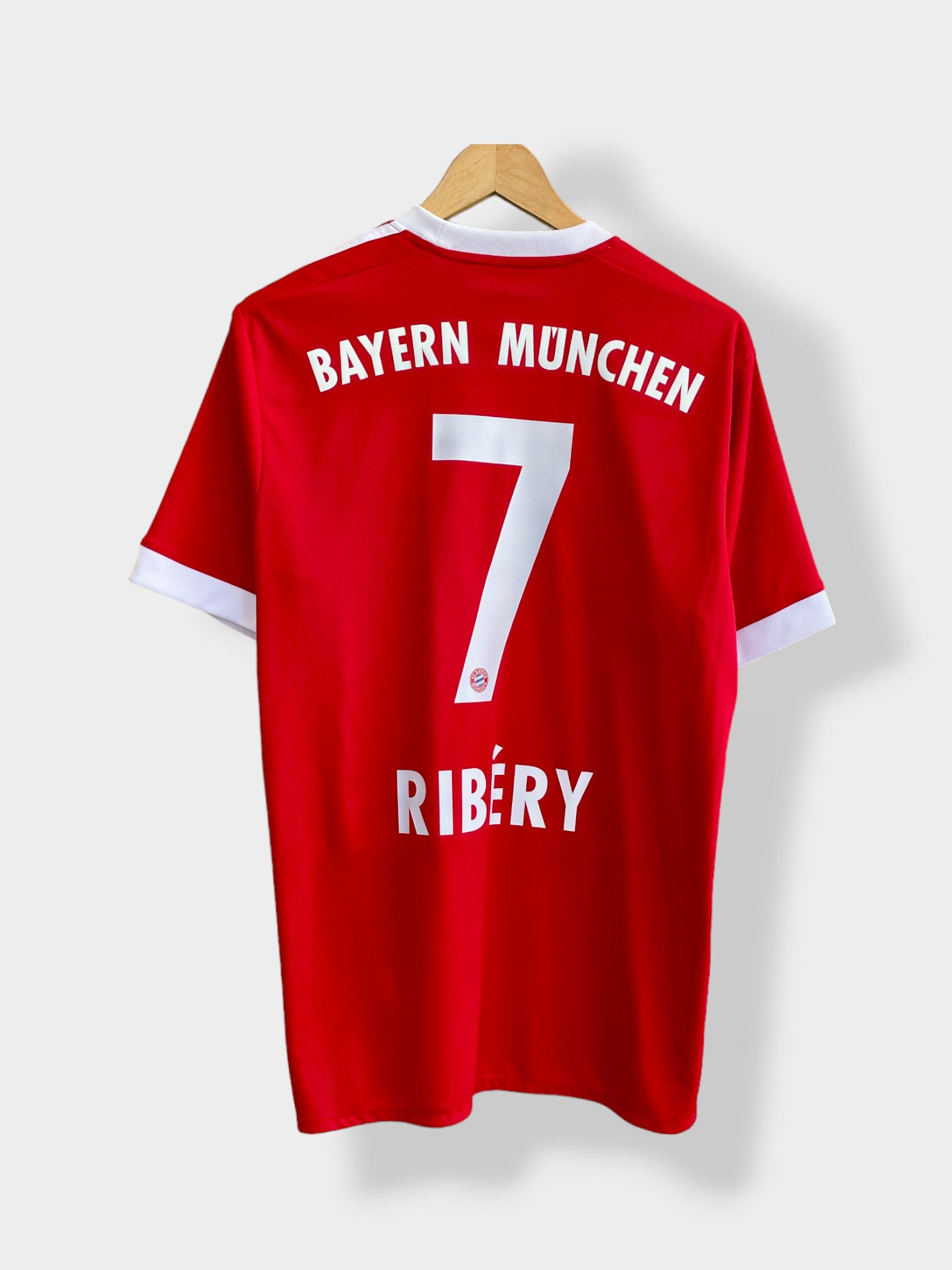 adidas Bayern Munich 17/18 Home Jersey - Ribery #7 - L - USED: Excellent