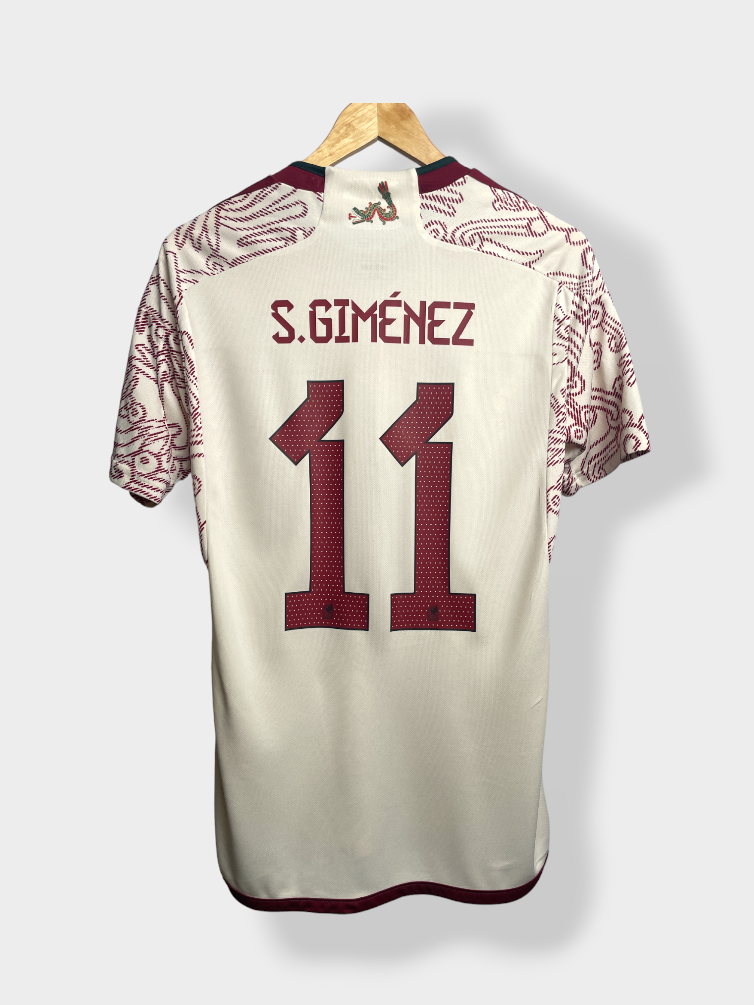 adidas Mexico 22/23 Away Jersey - S. Giménez #11 - S - USED: Excellent