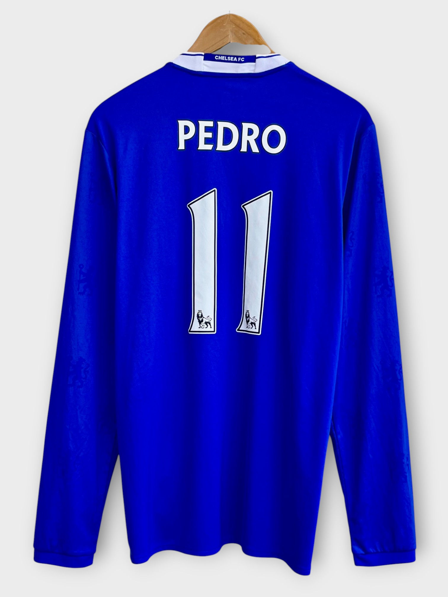adidas Chelsea 16/17 Home LS Jersey - Pedro #11 - L - USED: Excellent