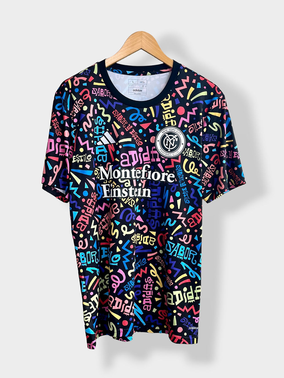 Thumbnail: adidas New York City FC 2024 Hispanic Heritage Pre-Match - L - USED: Excellent