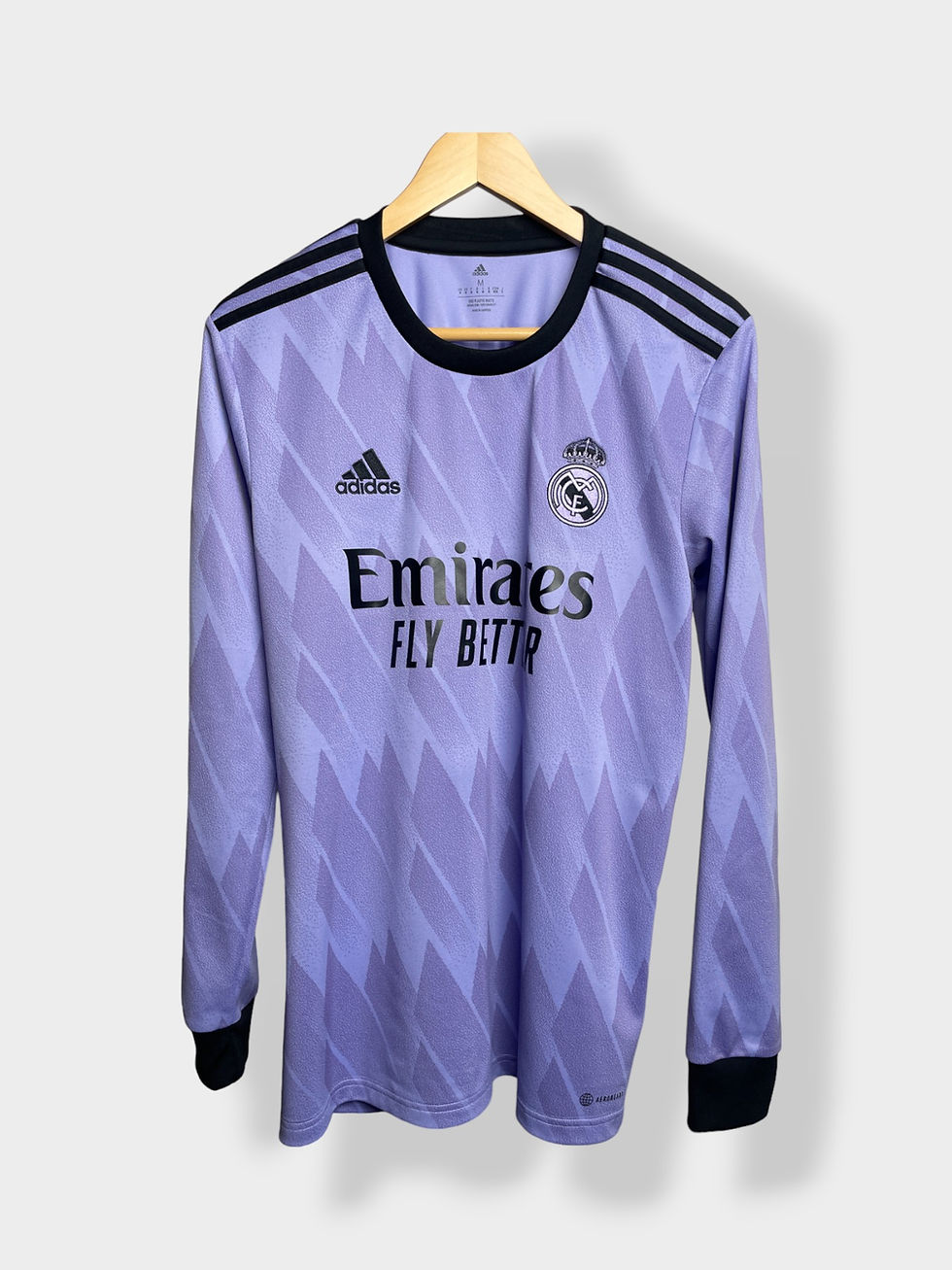 Thumbnail: adidas Real Madrid 22/23 LS Away Jersey - Vini Jr. #20 - M - USED: Excellent