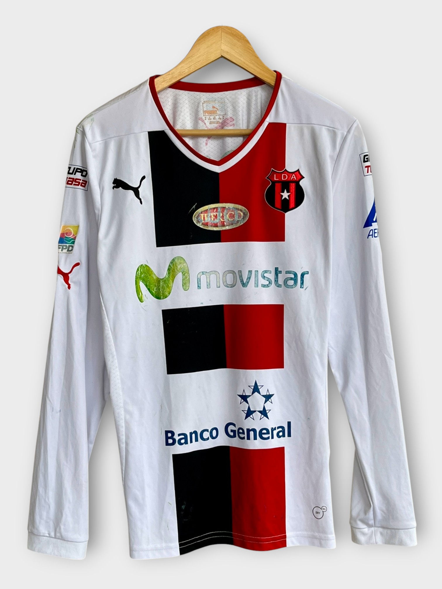 Puma LD Alajuelense 15/16 Away LS Jersey - M - USED: Good